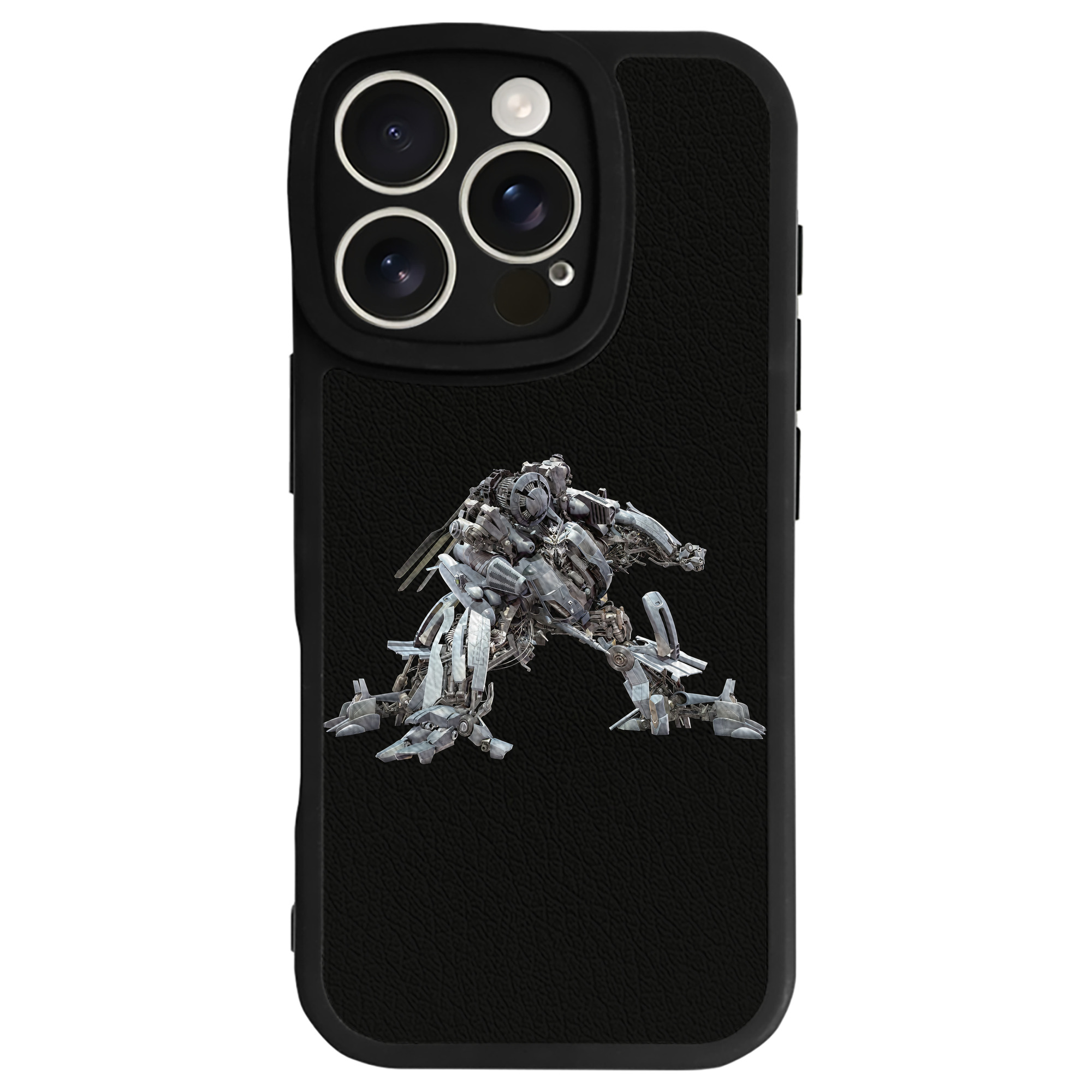 （画像用） Transformers トランスフォーマー 【iPhone 16シリーズ対応】シリコンスマホケース（レザー調） 材質：シリコン